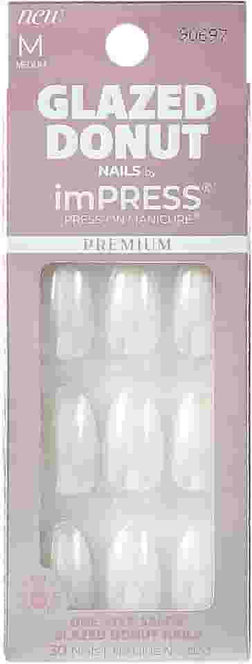 Kiss - Unhas Autoc Impress Glazed Ime07 Vanilla Glazed