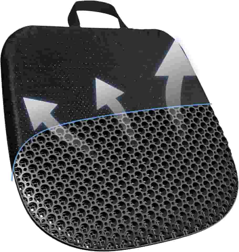 EVEME Almofada antiderrapante para assento de caiaque – Almofada impermeável de gel espessa, canoa, estádio de remo para sentar na cadeira de caiaque, acessórios de caiaque vitalícios, equipamento