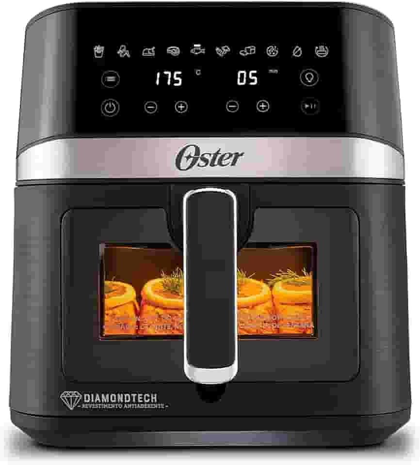 Fritadeira DiamondTech Oster 6L com Visor Transparente - 127V