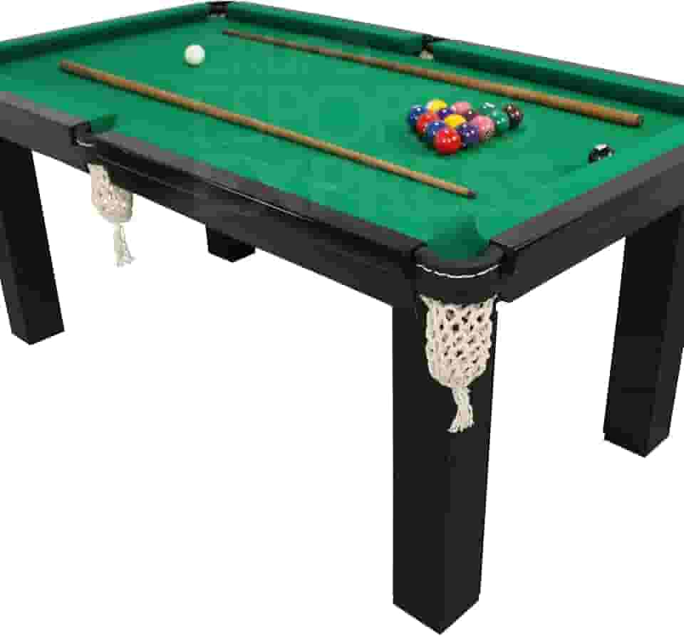 Klopf, Mesa de Bilhar Residencial Tec. Verde MDF Klopf Cód. 1035