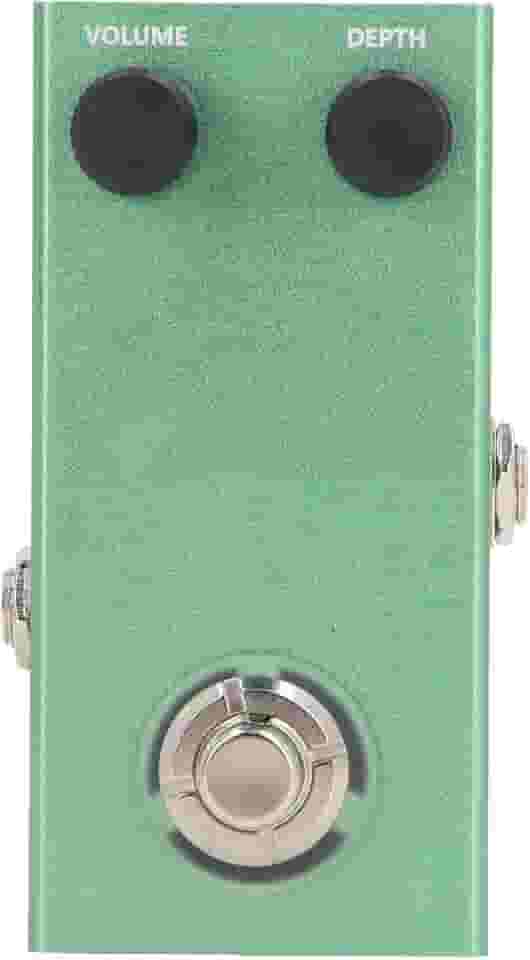 RiToEasysports Pedal de Guitarra, Processador de Efeito Vibrato de Liga de Alumínio Com Controle de Botão para Desempenho de Guitarra Elétrica