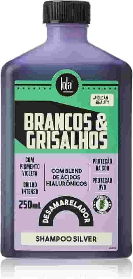 Brancos e Grisalhos Shampoo Silver 250ml , Lola Cosmetics
