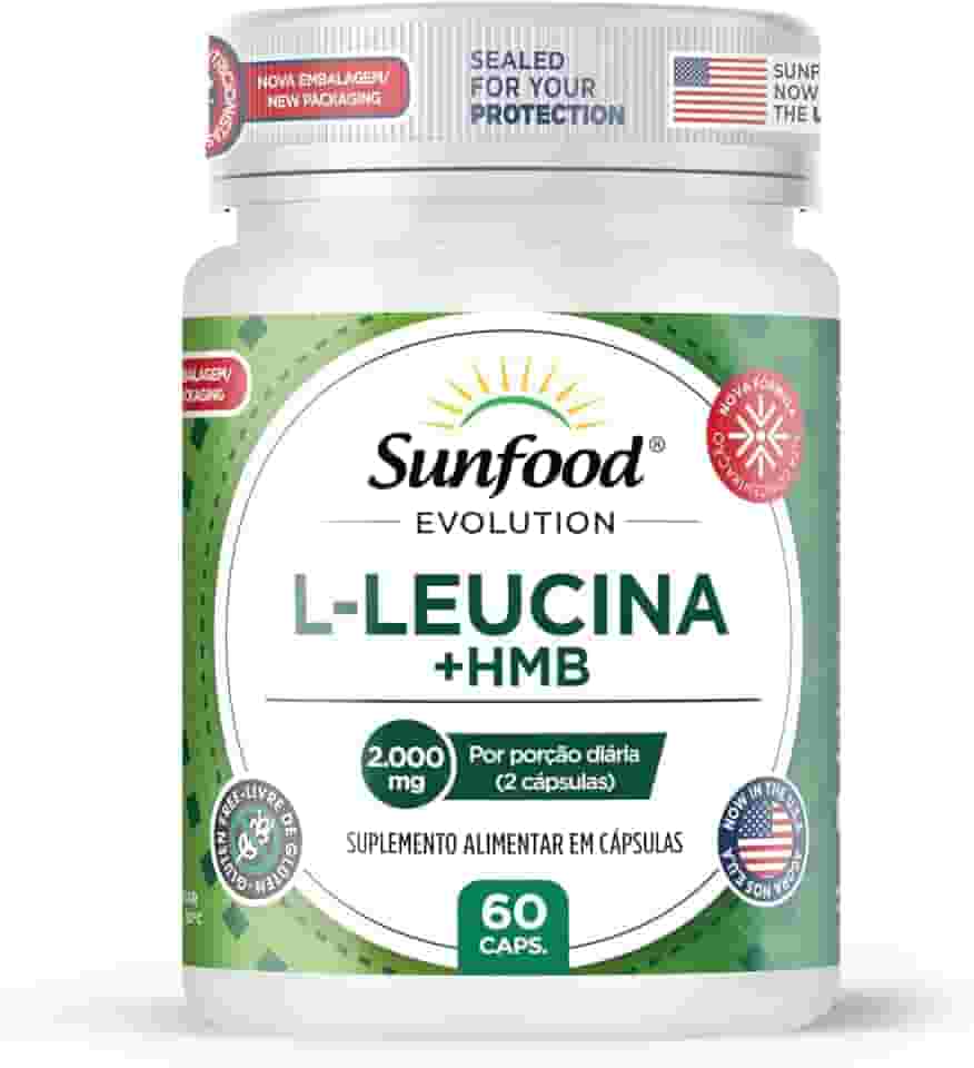 L-LEUCINA + HMB 2.000MG 60 CAPSULAS SUNFOOD EVOLUTION