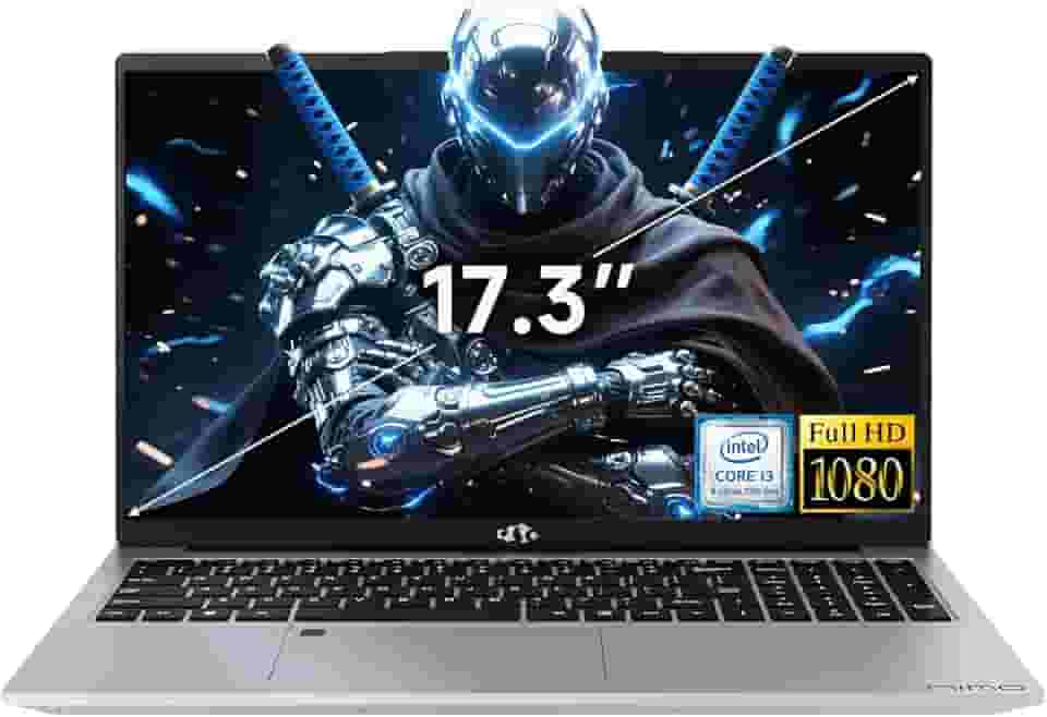 NIMO 17.3" FHD-Business-Laptop, 6 Core I3-1215U 32GB RAM 1TB SSD (Beat R5 7520U, Up to 4.4GHz) Student Computer with 65W Type C Backlit KB Fingerprint, for Home and Work
