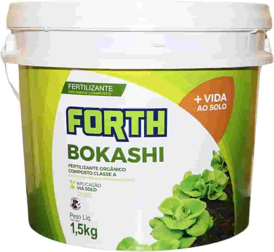 Forth Bokashi 1,5kg Composto 100% Orgânico, Condicionador de Solo para Plantas, Hortas e Vasos | Melhora Fertilidade, Estimula Microorganismos e Aumenta Resistência Natural