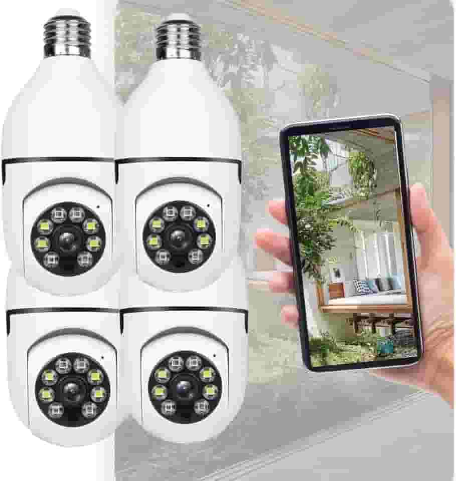 Kit 4 Câmera Ip Yoosee Prova D'água Infravermelho Lâmpada Hd