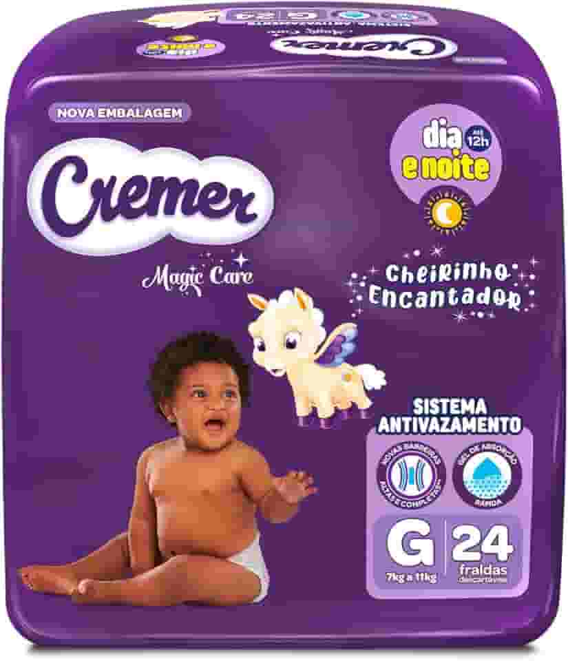 Fralda Cremer Jumbo G 24 Unidades