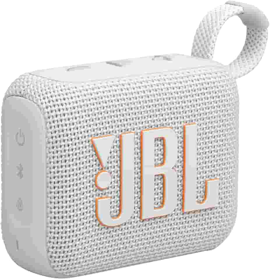 JBL, Caixa de Som, Go 4, Bluetooth, Portátil, Auracast, À Prova D'água e Poeira - Branca