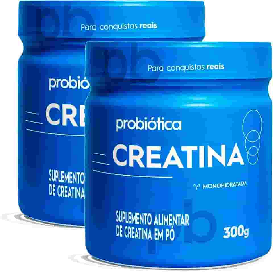 Kit 2x Creatina 100% Pura - Monohidratada, Marca Probioticaa 300g Cada - Total 600g