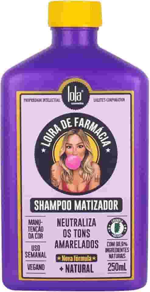 Loira de Farmácia Shampoo Matizador 250ml , Lola Cosmetics