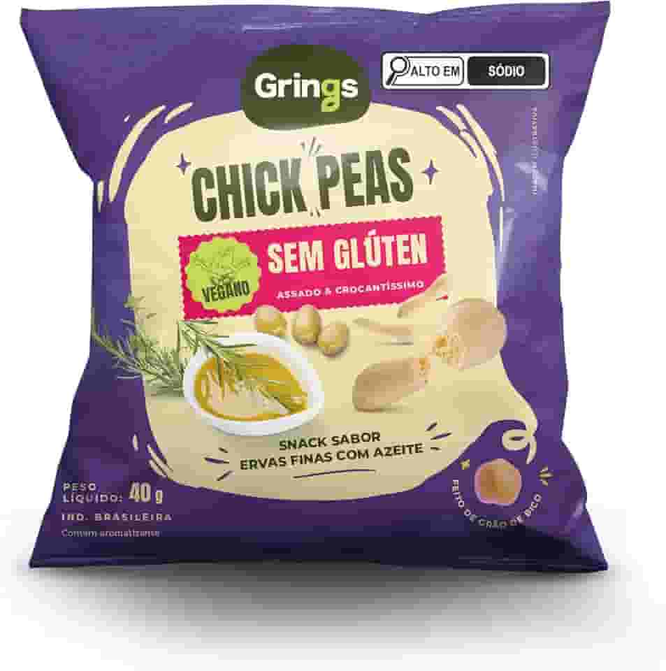 Snack Chick Peas Ervas Finas com Azeite 40g - Grings