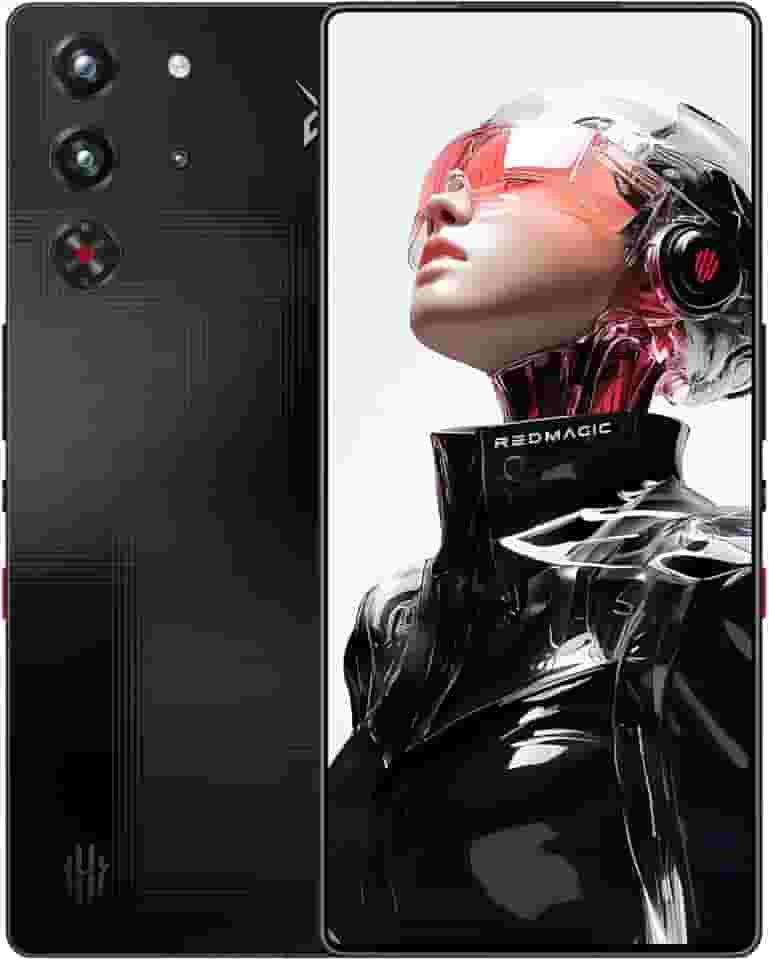 REDMAGIC 10S Pro Smartphone, Celular para Jogos 144Hz, Android 5G, 12GB RAM + 256GB ROM, Snapdragon 8 Elite Leading Version, Tela AMOLED 1.5K de 6.85', Câmera de 50MP, Celular Desbloqueado Nightfall