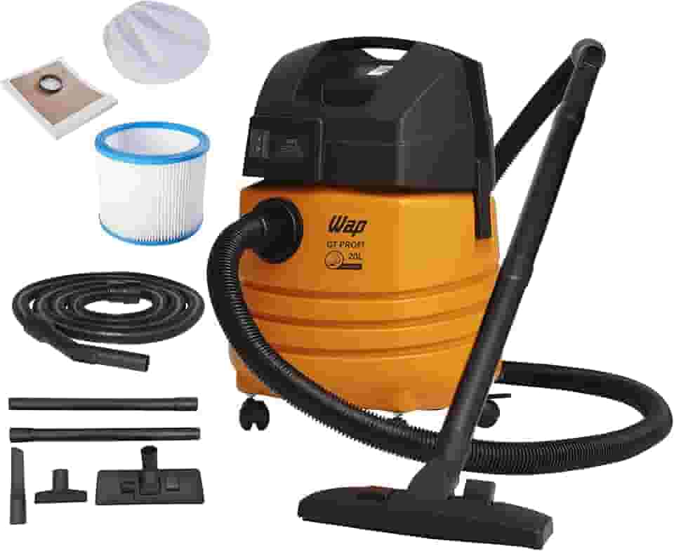WAP Aspirador de Pó e Água Barril GT PROFI 20, Profissional, Compacto, 25 Litros, Filtro Lavável, 160mbar 1400W 220V