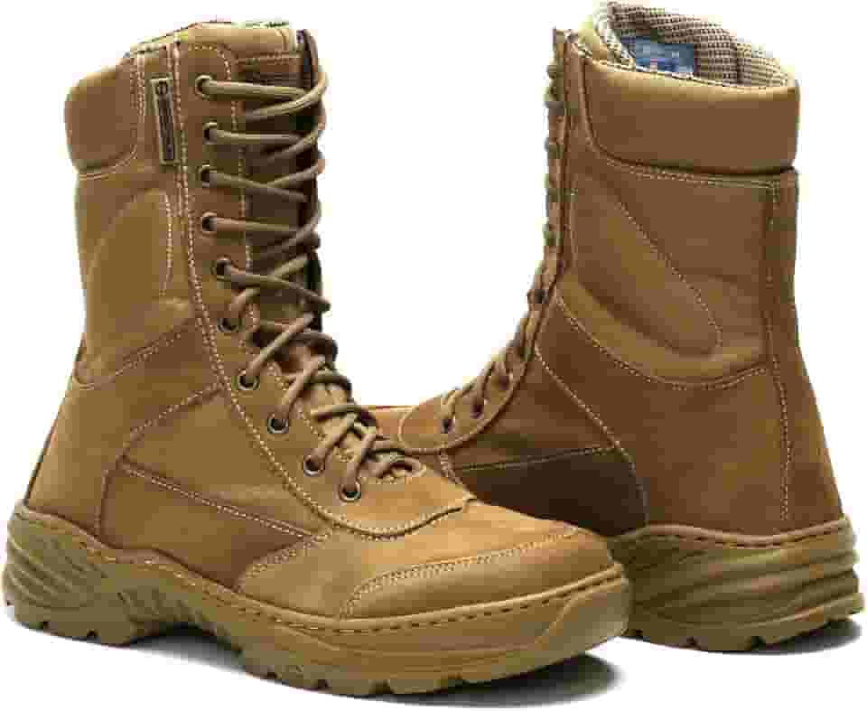 Coturno Militar selva Exercito 2024 Em Couro Nobuck