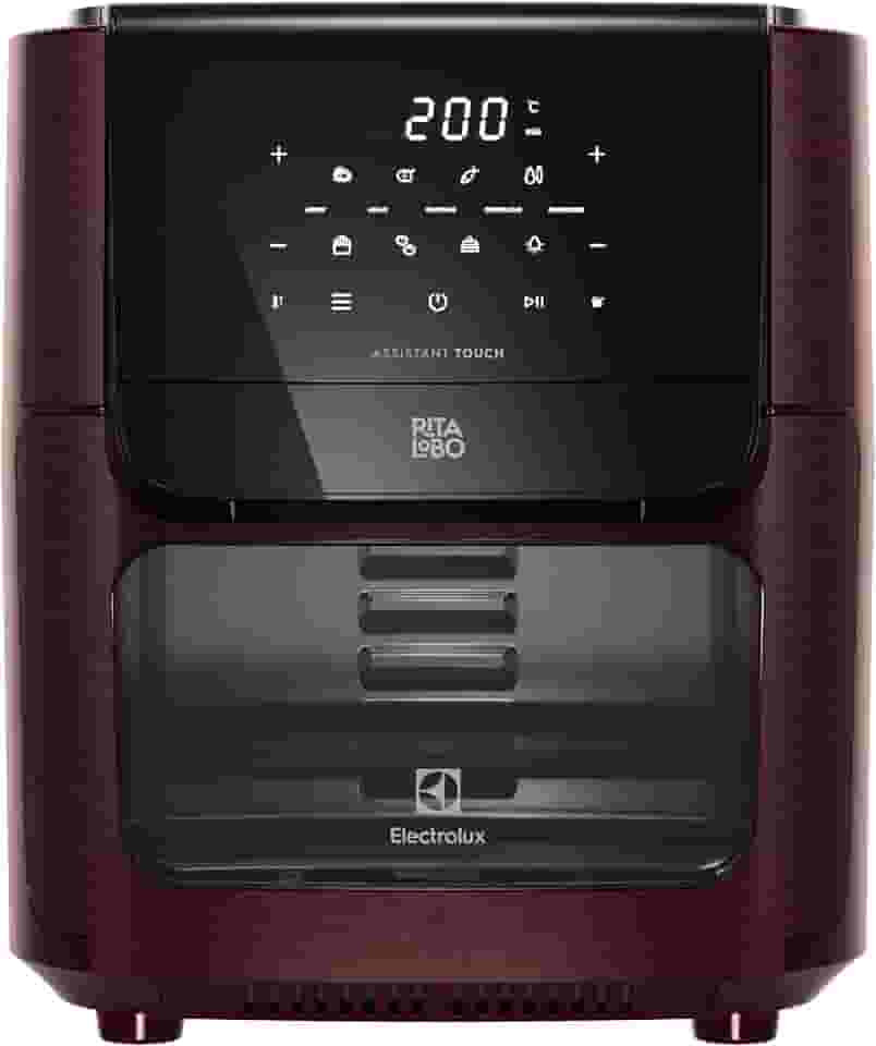 Electrolux Air Fryer Oven Electrolux por Rita Lobo 12L Digital Vermelha Escura Experience 1700W (EAF86) 127V