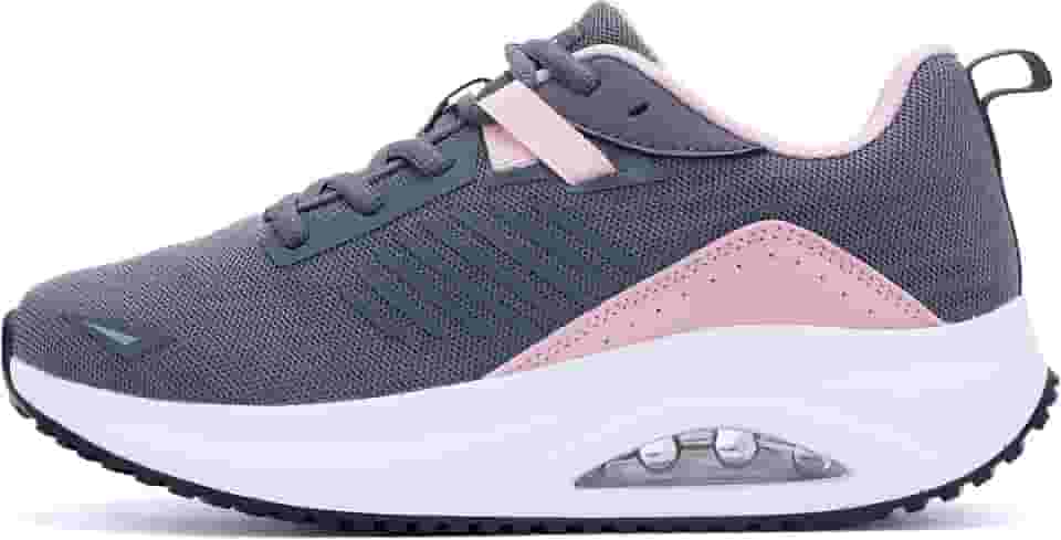 Tênis de caminhada feminino com suporte de arco ortopédico, tênis atlético para fascite plantar, alívio da dor nos pés, tamanho 36-42