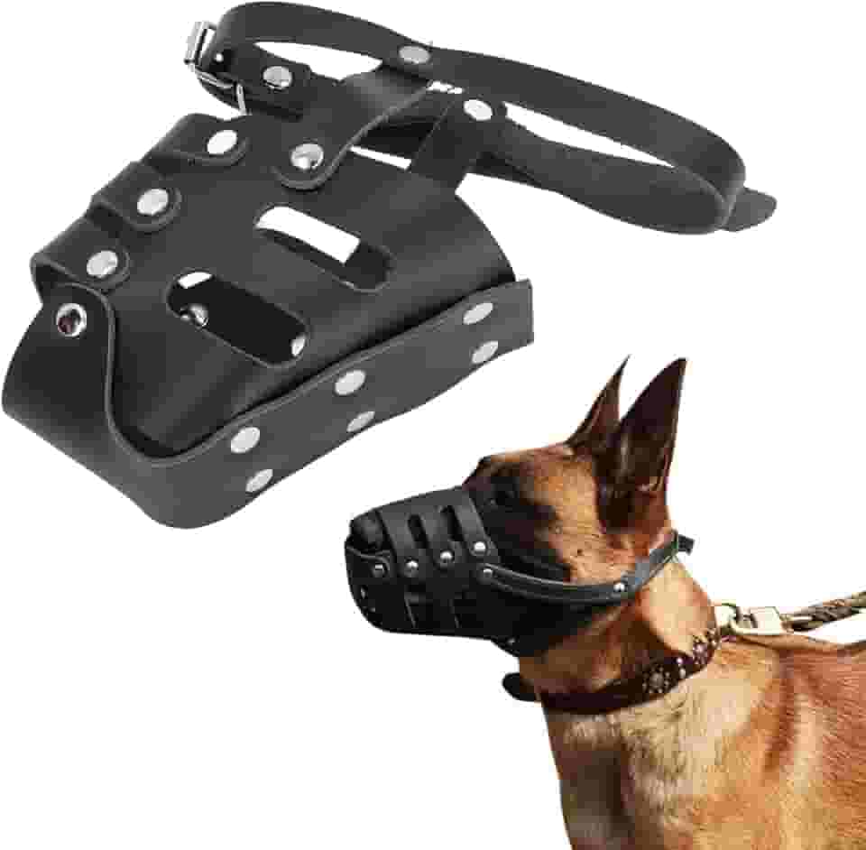 Focinheira para cães, focinheira ajustável para cães de pequeno, médio e grande porte, focinheira respirável para animais de estimação para pastor alemão, husky, labrador,retriever