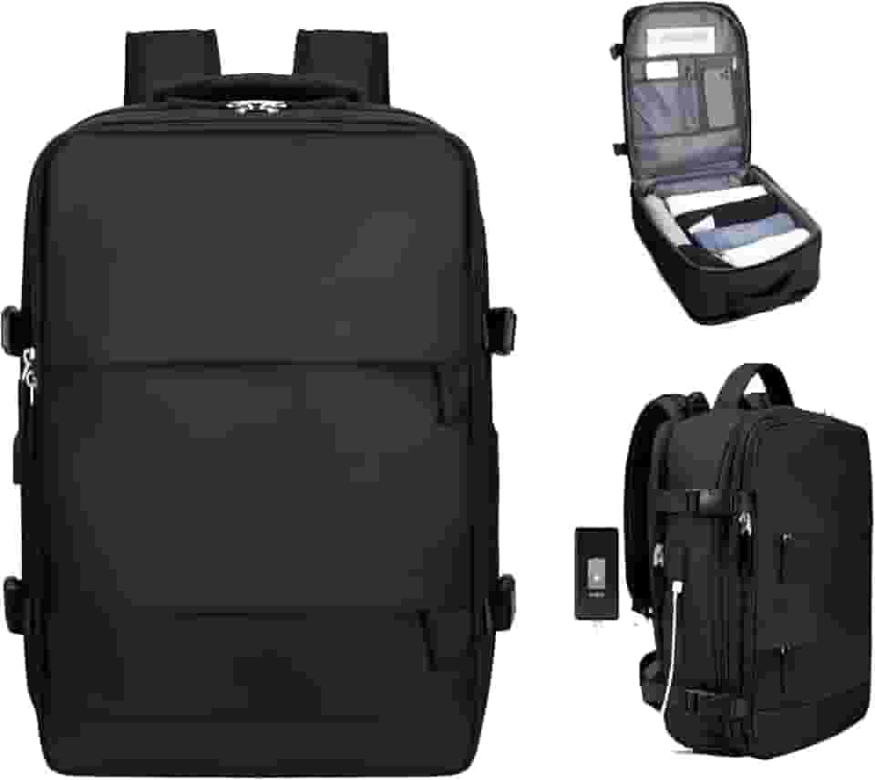 Mochila Executiva Premium Viagem Faculdade Trabalho Bagagem Mala de Mão Grande Impermeável Com Compartimento Para Notebook