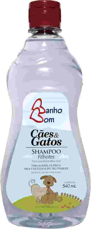 Shampoo Filhotes Banho Bom Cães e Gatos 540 mL