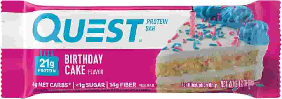 QUEST PROTEIN BAR BIRTHDAY CAKE 12 BARRAS/60G