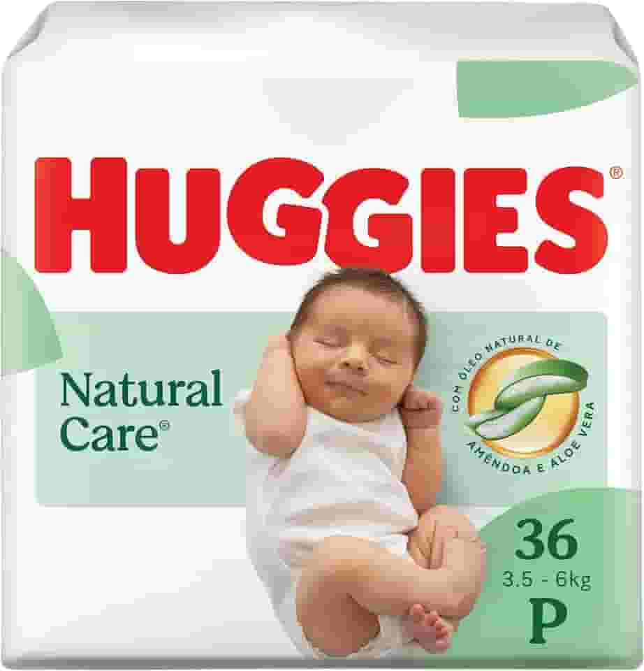 Huggies Fralda Descartável Premium Natural Care P - 36 Un (embalagem pode variar)