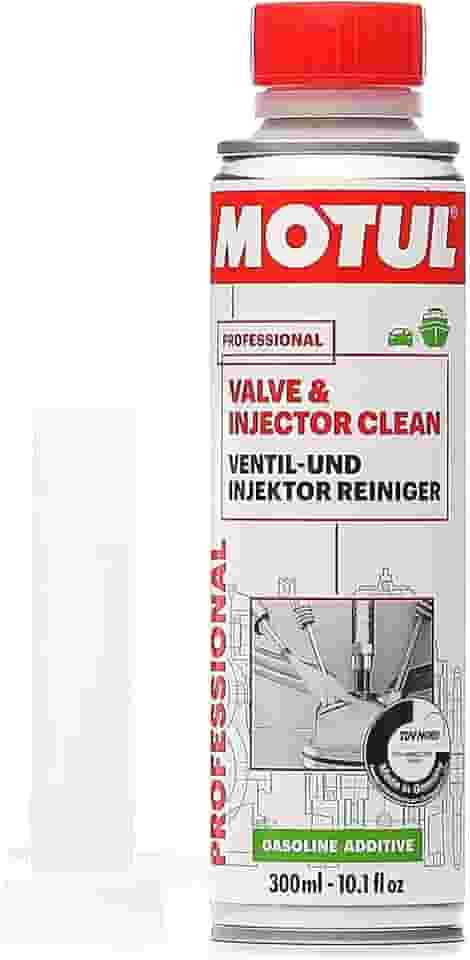 Motul - Aditivo Valve & Injector Clean (300ml) | Limpador de bicos injetores e válvulas para gasolina | Elimina depósitos e restaura a performance do motor
