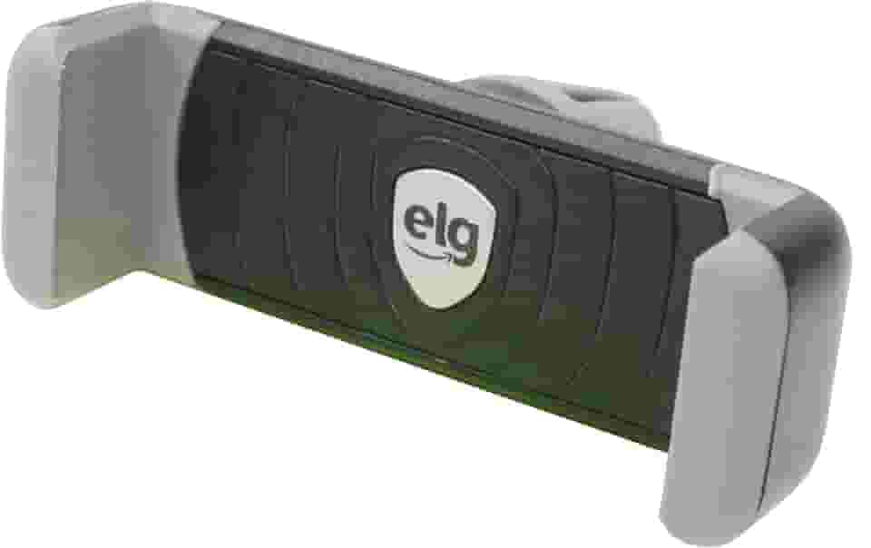 Suporte Veicular de Saída de Ar Para Smartphones 3,5'' a 6'' Alta Resistência Preto/Cinza - HECH-01 ELG