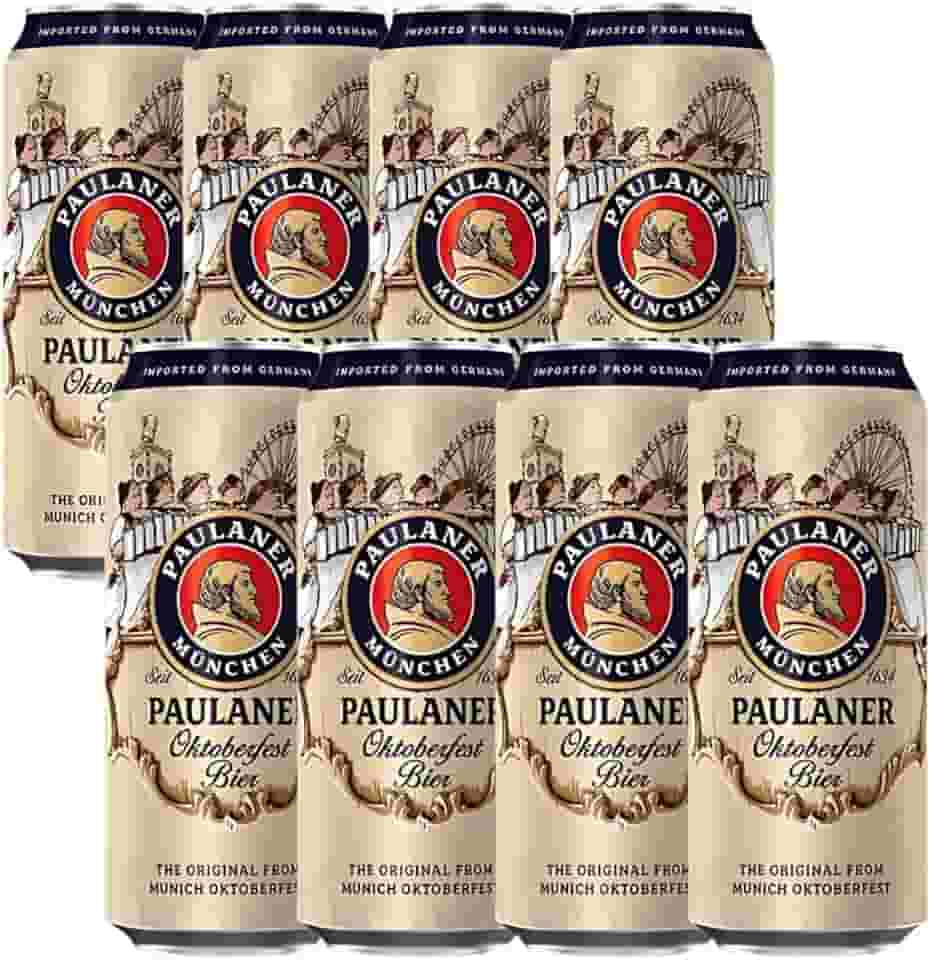 Kit 8 Cervejas Paulaner Edição Especial Oktober Bier 500ml