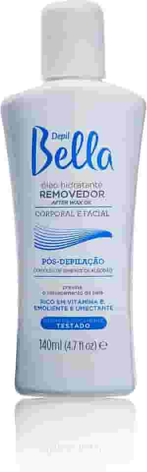 Depil Bella - Óleo Removedor Algodão Corporal e Facial Pós Depilação 140ml