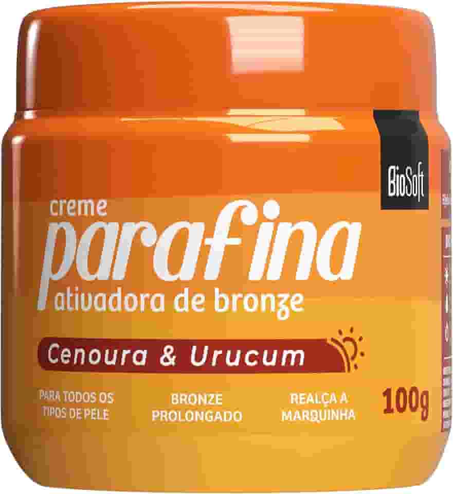 Soft Hair - Cremoso Parafina Soft Hair Bio Soft 100G Ativ Bronze Cenoura/Urucum