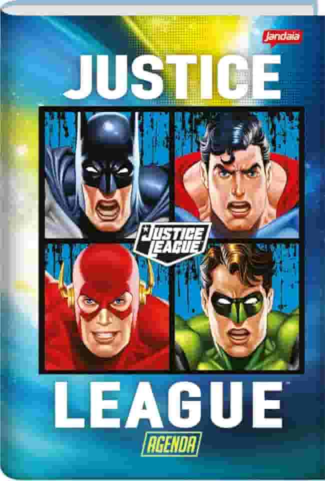 Agenda Permanente 134X200Mm 192Pgs Liga da Justiça Justice League Jandaia