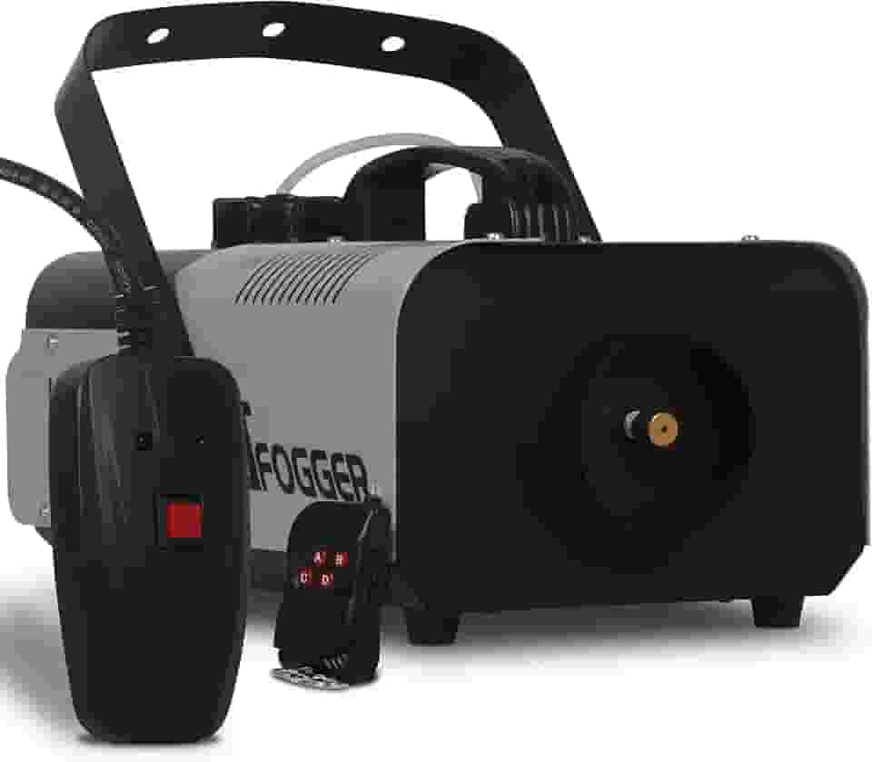 Máquina de fumaça 2000 Watts 220v Profissional para Festas Baladas Dj Com Controle Remoto Sem Fio e Xlr