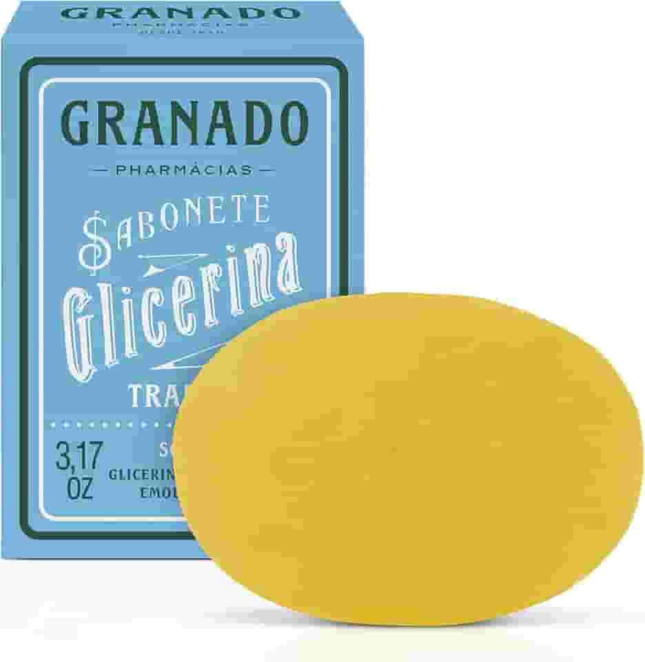 Granado Sabonete Vegetal De Glicerina, Tradicional, 90g