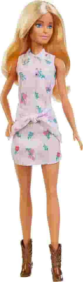 Boneca Barbie Fashionistas - 119 Vestido Camisa Rosa