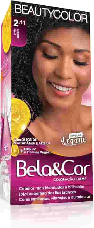 Coloração Bela&Cor - 2.11 Preto Azulado