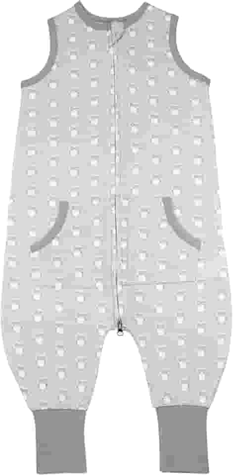 Sacos de dormir infantis para bebês de 3 a 4 anos, 1 pacote com cobertor com pés, sacos de dormir respiráveis sem mangas para bebês meninos e meninas