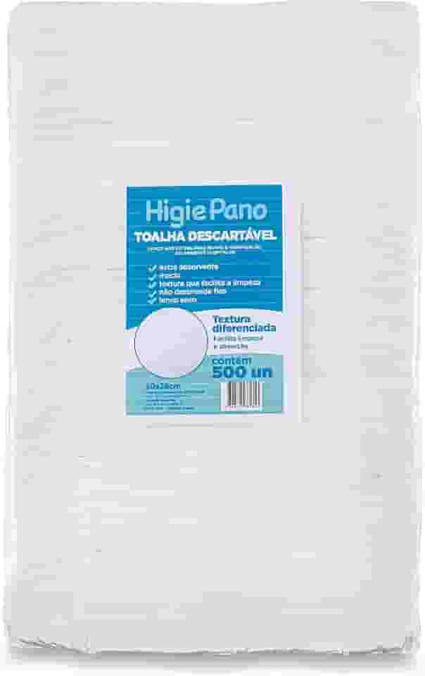 Lenço Multiuso HigiePano - 500 Unidades - Toalha para Banho de Leito e Limpeza - Prático e Eficiente para Cuidados Diários