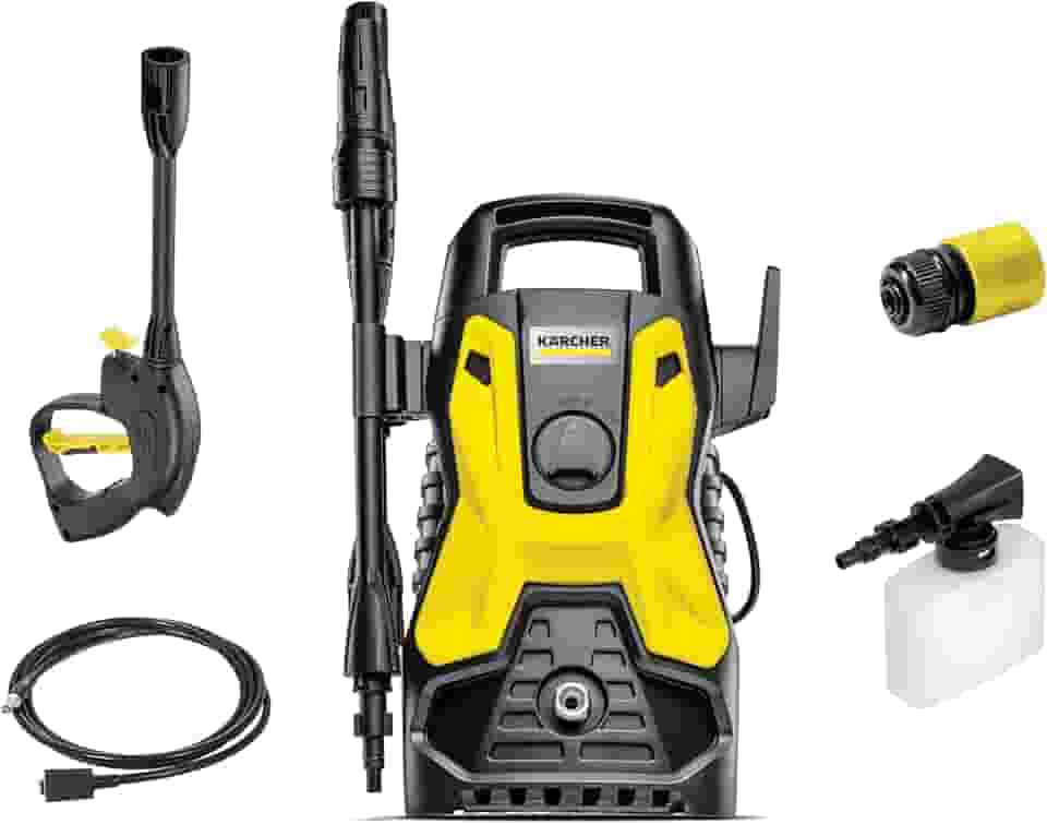 Kärcher Lavadora de Alta pressão Prática Black 1500 PSI/Libras 1400W 300L/h com Aplicador de Detergente e Lança Regulável 127V