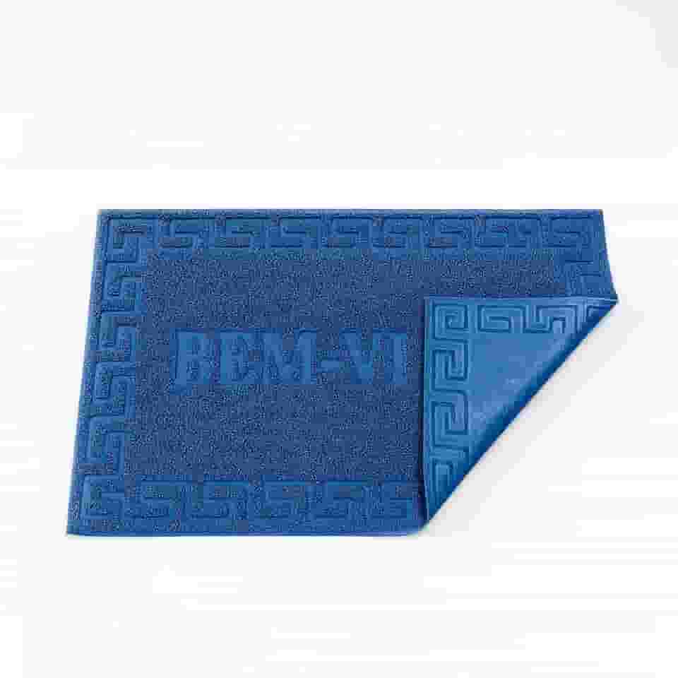 2 Tapetes Capacho Vinil Emborrachado 40 x 60 Porta Entrada Casa Apartamento Antiderrapante (2, Azul)
