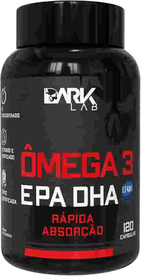 Ômega 3 EPA DHA, Dark Lab, 120 Cápsulas