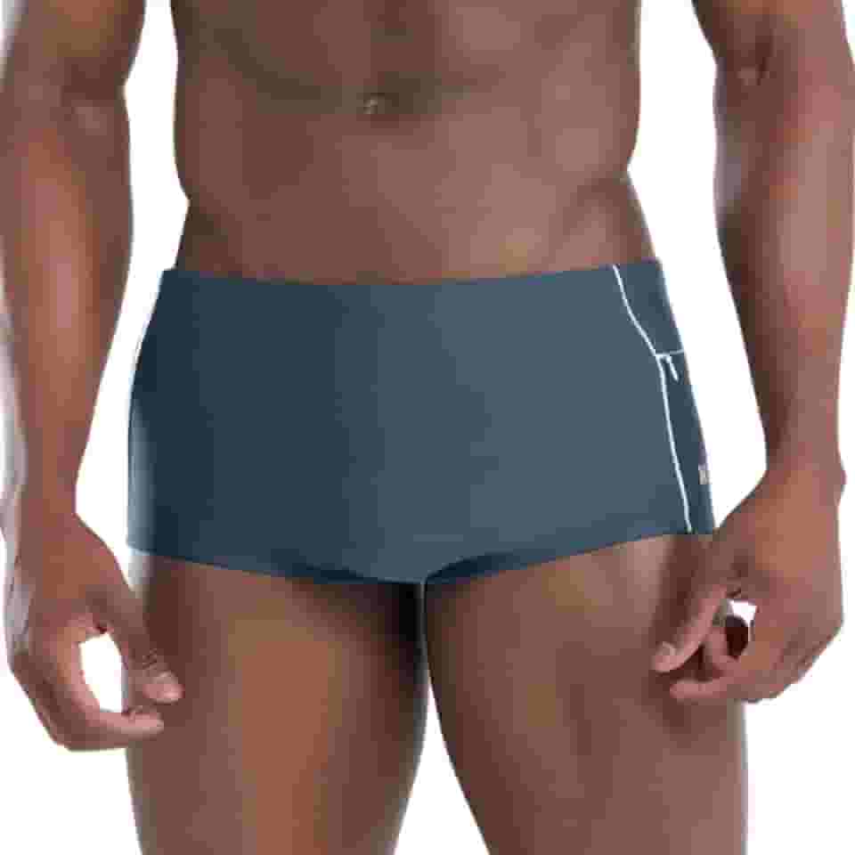 Sunga Com Bolso Mash Poliamida Proteção UV+50 Praia Verão Piscina Sungão Masculino C/Ziper