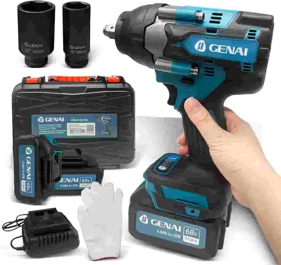 Chave lmpacto Para-fusadeira 68v Brushless Profission 2 Bateria