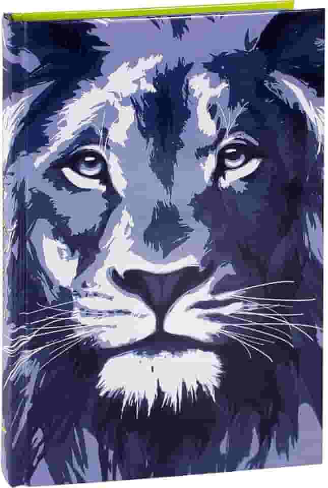 Bíblia Sagrada Almeida Revista e Corrigida - Capa Leão Azul | SBB | Bíblia Sagrada Econômica com beira pintada em verde: Almeida Revista e Corrigida (ARC)