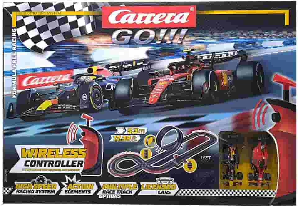 Autorama - Pista Eletrica Carrera Formula 1 F e r r a r i X Red Bull 5,3 mts 1/43