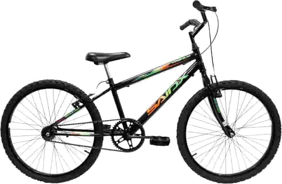 Bicicleta Aro 24 Bike Sem Marcha Masculina e Feminina Saidx Premium, Quadro em Aço, Freio V-Brake