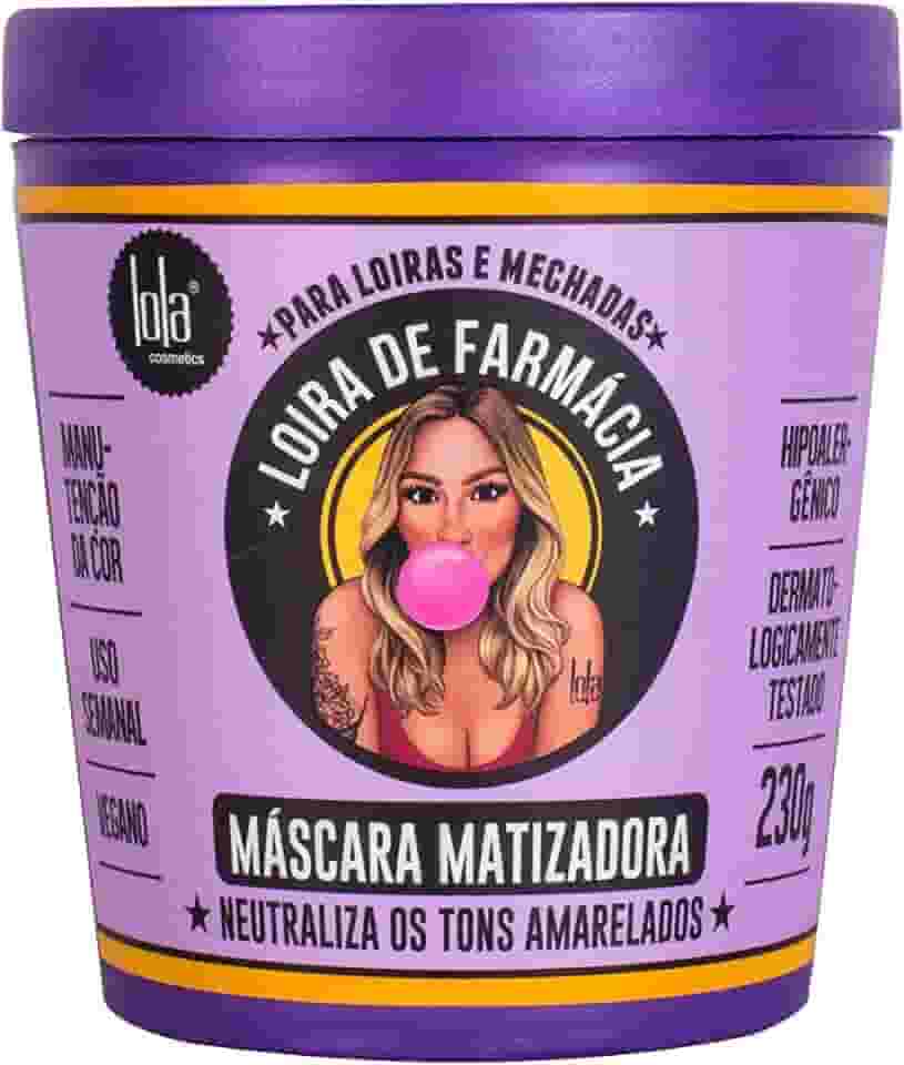 Loira de Farmácia Máscara Matizadora 230g , Lola Cosmetics