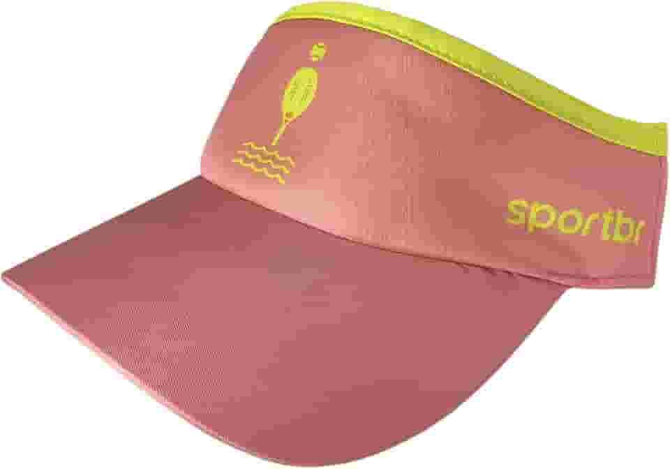 Viseira Esportiva Ultra Leve - Viseiras com Tecido Respirável, Proteção Solar FPU 50 - Praia, Corrida, Tênis, Vôlei -Sport BR