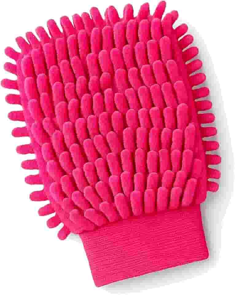 Luva De Microfibra Lavagem Automotiva Multiuso Limpeza Residencial