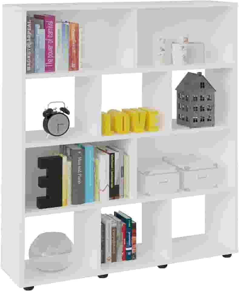 Estante Organizadora com 10 nichos BOOK cor Branco - Artely