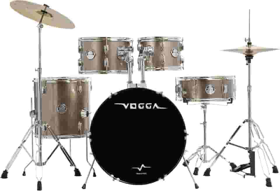 BATERIA ACÚSTICA VOGGA JAM BUMBO 20" VPD420 CHR (CHROME)